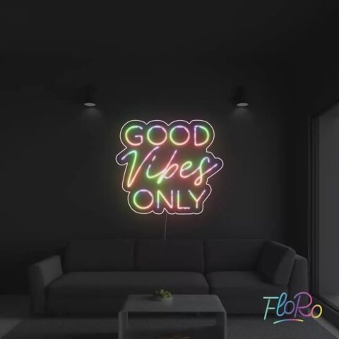 Good Vibes Only Neon Sign