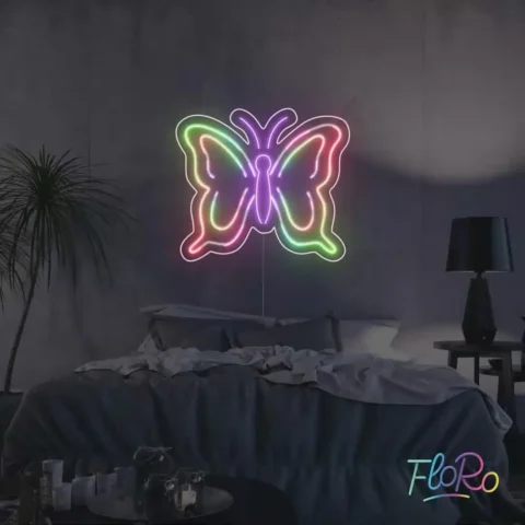 Butterfly FloRo Sign